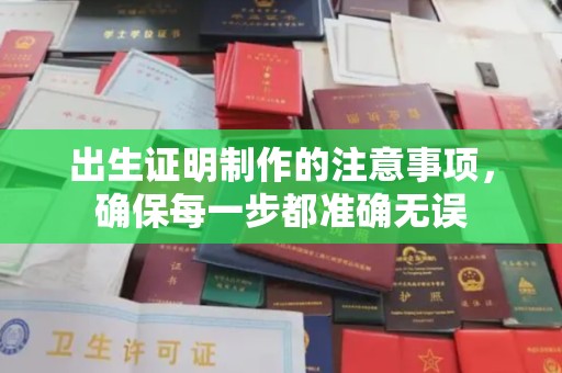 泸定出生证明制作的注意事项，确保每一步都准确无误
