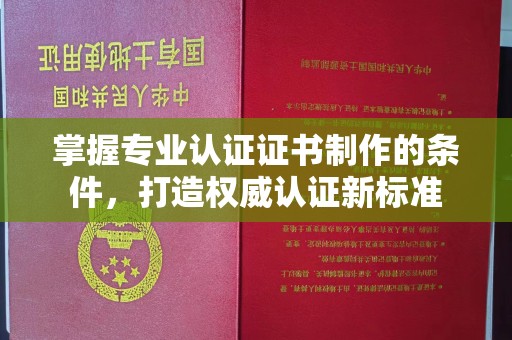泸定掌握专业认证证书制作的条件，打造权威认证新标准