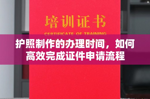泸定护照制作的办理时间，如何高效完成证件申请流程
