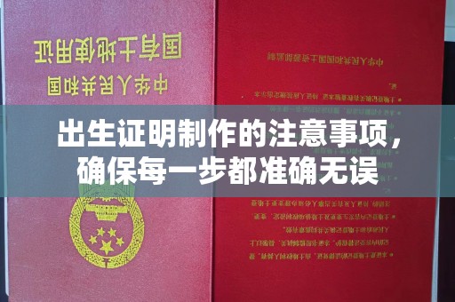 泸定出生证明制作的注意事项，确保每一步都准确无误
