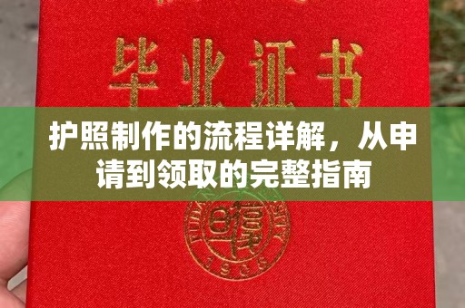 泸定护照制作的流程详解，从申请到领取的完整指南