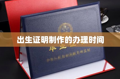 泸定出生证明制作的办理时间