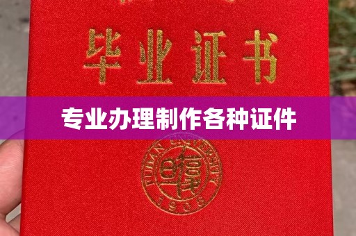 泸定专业办理制作各种证件