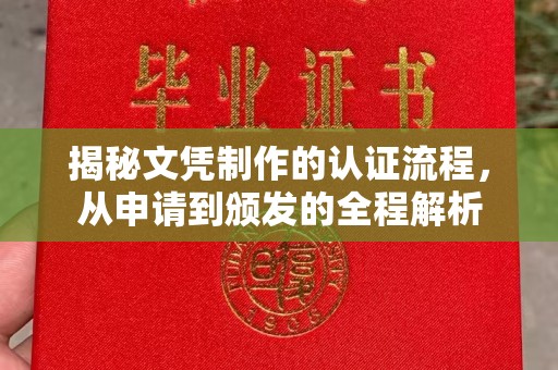 泸定揭秘文凭制作的认证流程，从申请到颁发的全程解析
